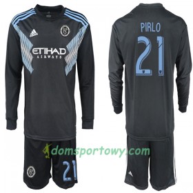 Koszulka New York City PIRLO 21 Dziecięcy Wyjazdowe Koszulki Piłkarskie 2018-2019 Długi Rękaw